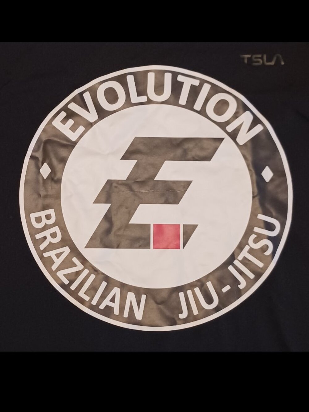 TSLA Compression T Shirt Evolution Brazilian Jiu Jitsu MMA Untagged Size M +/-